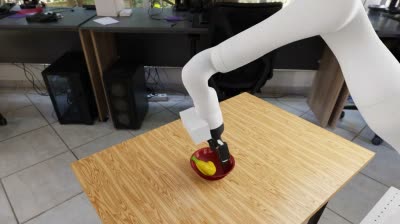 Robot B, the Kinova, winning on one of the twelve